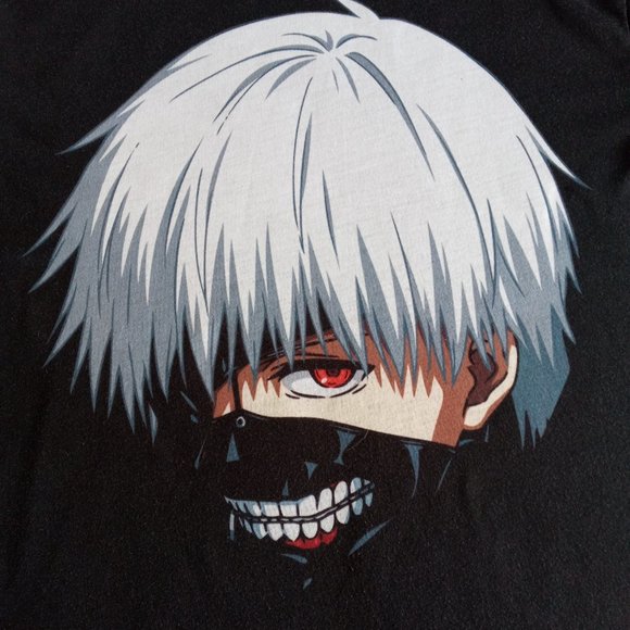 Tokyo Ghoul Ken Kaneki graphic T Shirt - Picture 3 of 7